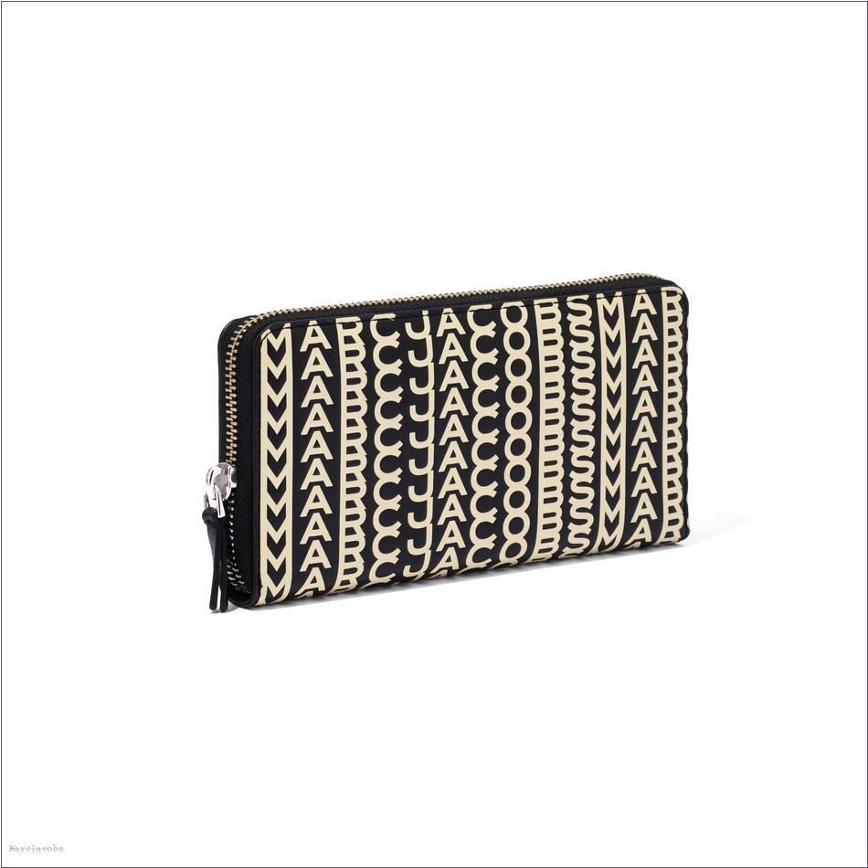  Marc Jacobs BLACK/WHITE MARCDOWN/View All Marcdown/The Monogram Continental Wallet