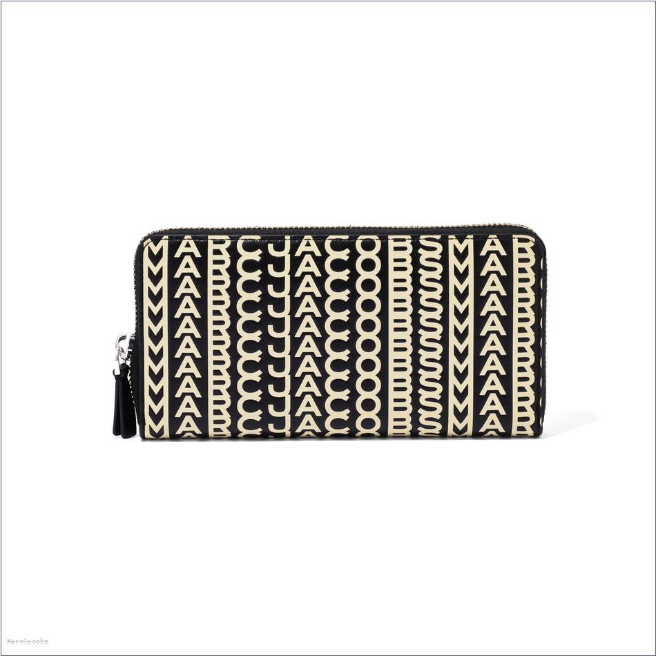  Marc Jacobs BLACK/WHITE MARCDOWN/View All Marcdown/The Monogram Continental Wallet