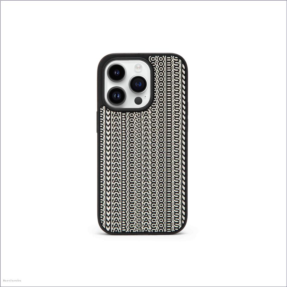  Marc Jacobs BLACK/WHITE MARCDOWN/View All Marcdown/The Monogram iPhone 14 Pro 3D Case