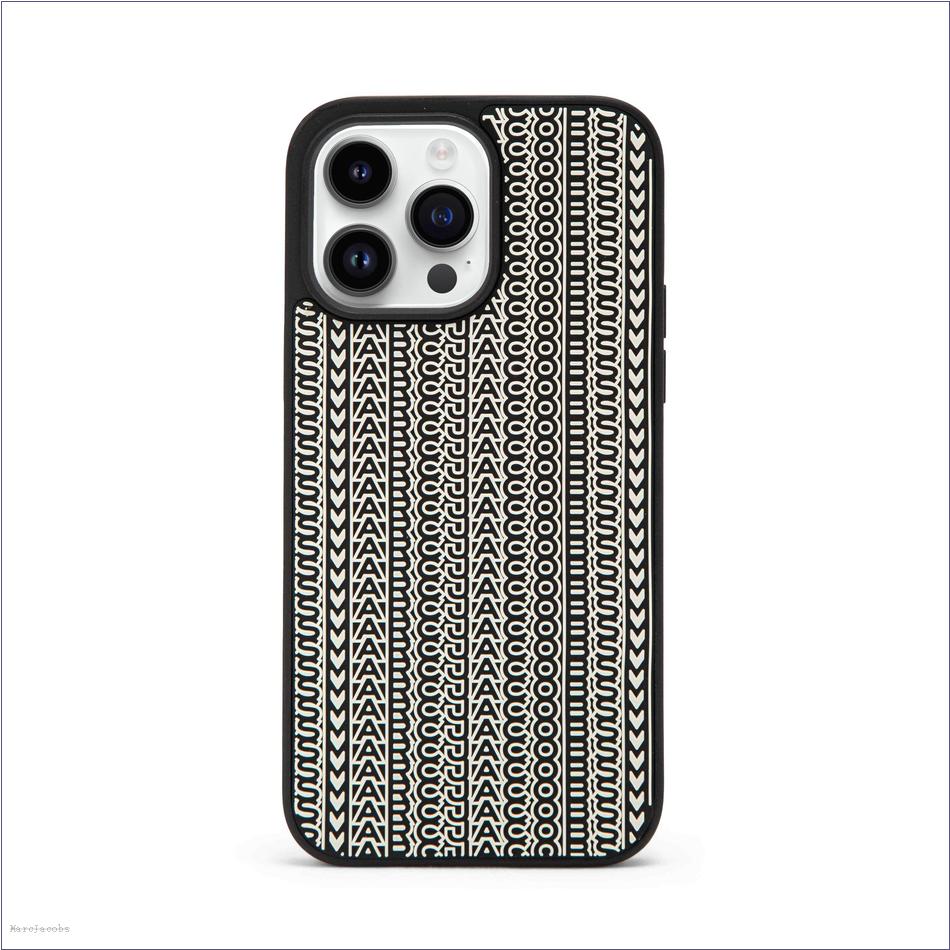  Marc Jacobs BLACK/WHITE MARCDOWN/View All Marcdown/The Monogram iPhone 14 Pro Max 3D Case