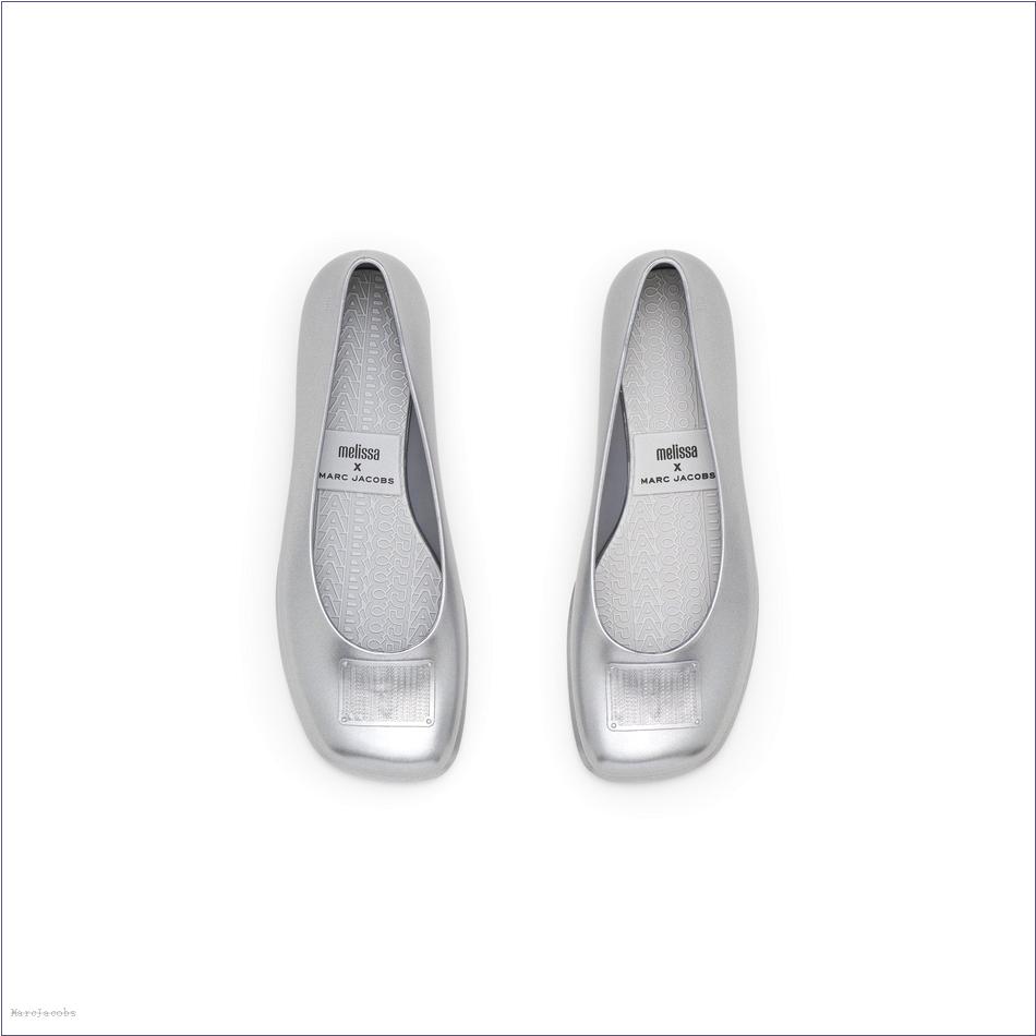  Marc Jacobs SILVER SHOES/View All Shoes/Melissa X Marc Jacobs Ruby Ballerina