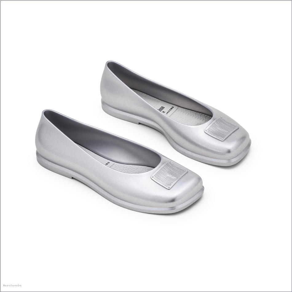  Marc Jacobs SILVER SHOES/View All Shoes/Melissa X Marc Jacobs Ruby Ballerina