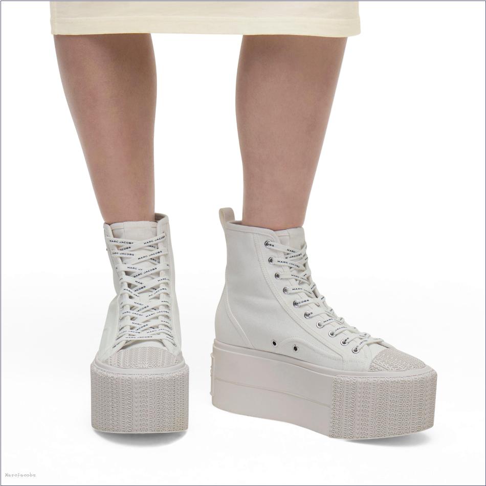  Marc Jacobs WHITE SHOES/View All Shoes/The Platform High Top Sneaker