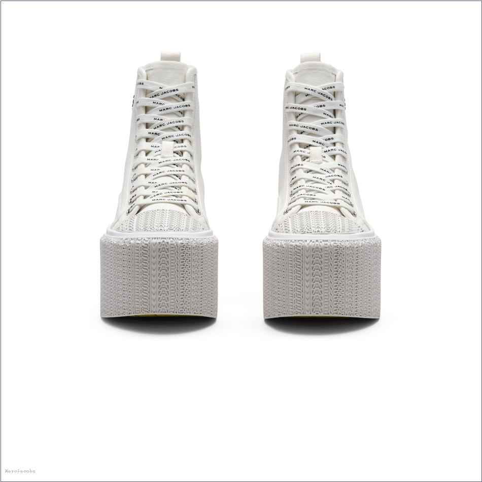  Marc Jacobs WHITE SHOES/View All Shoes/The Platform High Top Sneaker