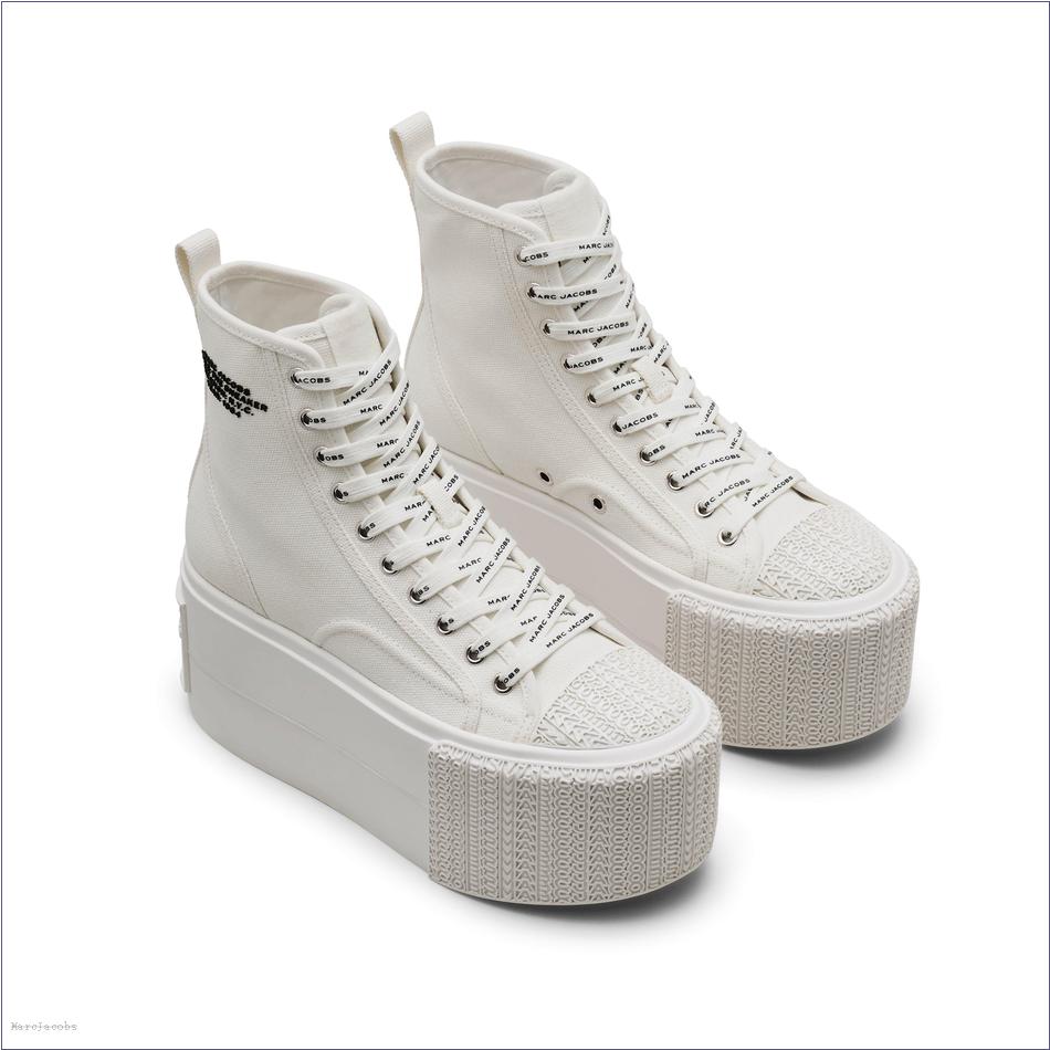  Marc Jacobs WHITE SHOES/View All Shoes/The Platform High Top Sneaker