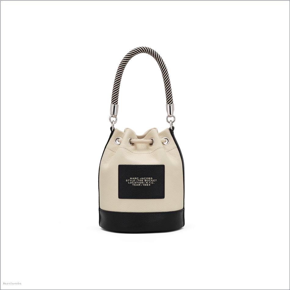  Marc Jacobs IVORY MULTI BAGS/Bucket Bags/The Colorblock Leather Bucket Bag