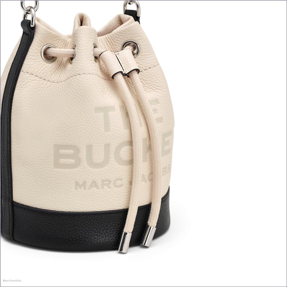  Marc Jacobs IVORY MULTI BAGS/Bucket Bags/The Colorblock Leather Bucket Bag