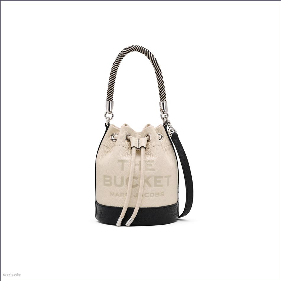  Marc Jacobs IVORY MULTI BAGS/Bucket Bags/The Colorblock Leather Bucket Bag