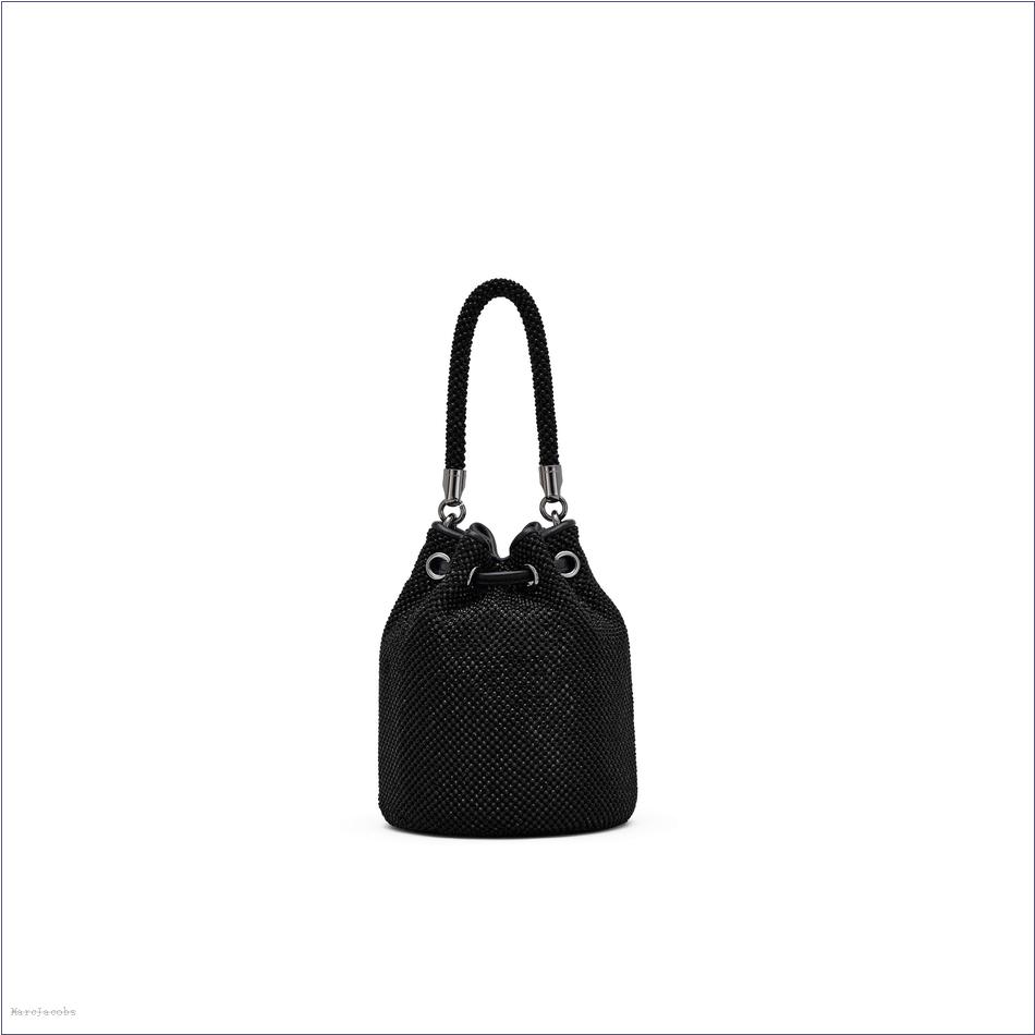  Marc Jacobs BLACK The Rhinestone Mini Bucket Bag