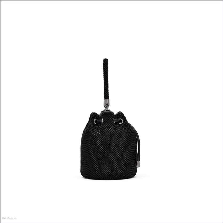  Marc Jacobs BLACK The Rhinestone Mini Bucket Bag