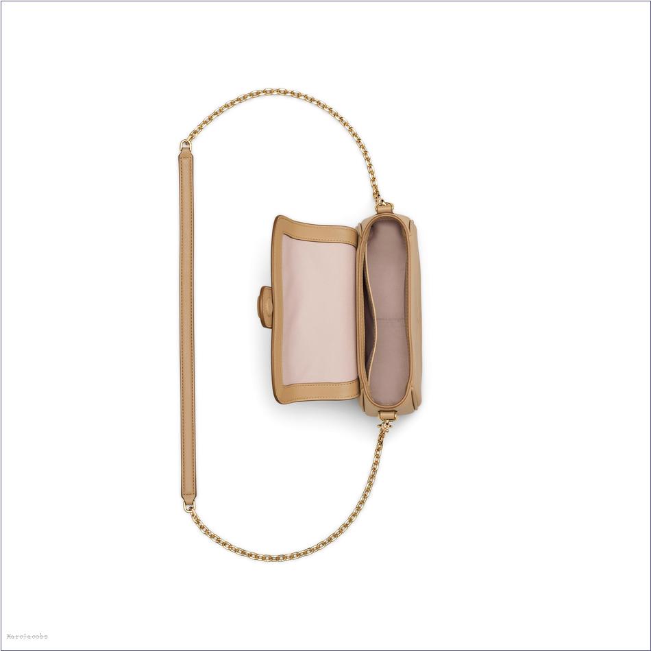  Marc Jacobs CAMEL The Clover Shoulder Bag