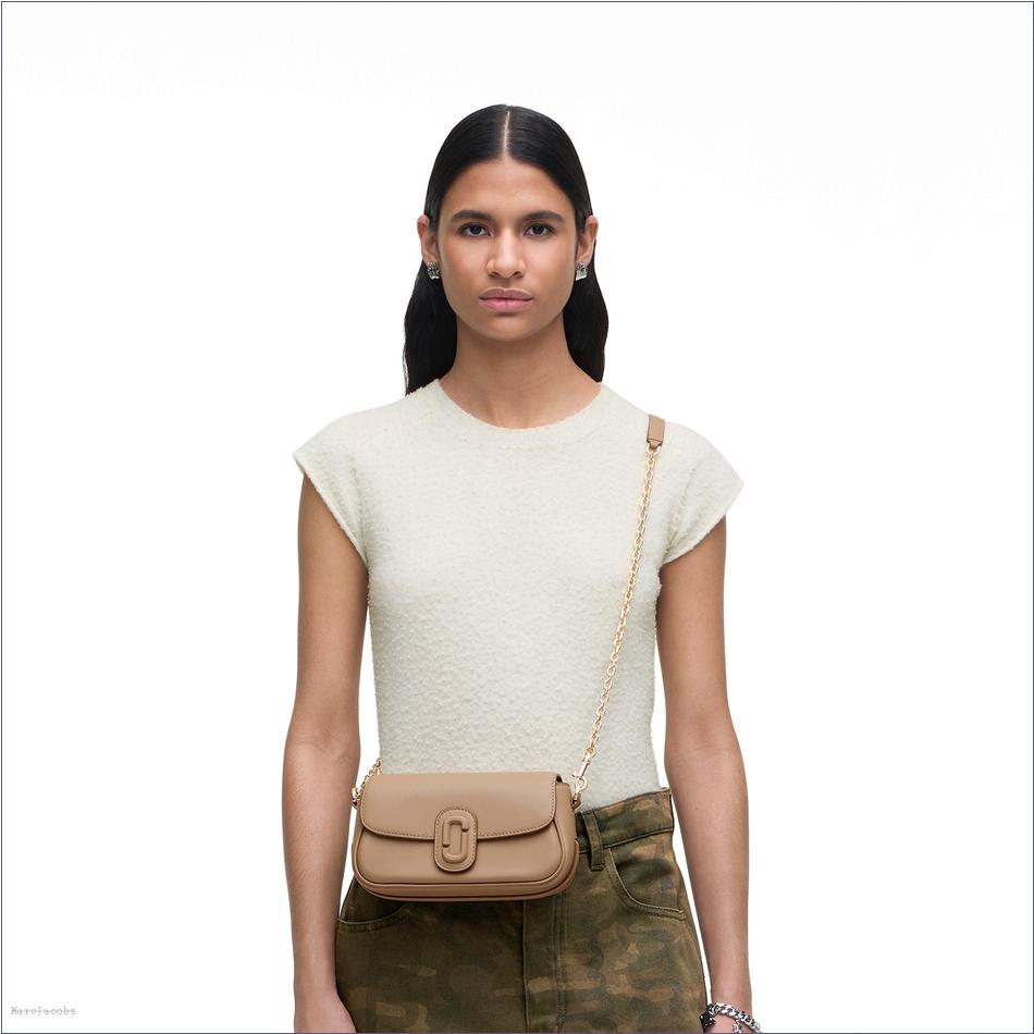  Marc Jacobs CAMEL The Clover Shoulder Bag