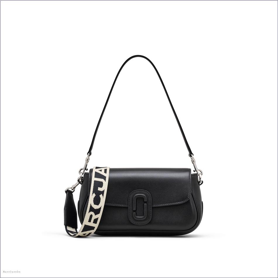  Marc Jacobs BLACK The Large Clover Shoulder Bag