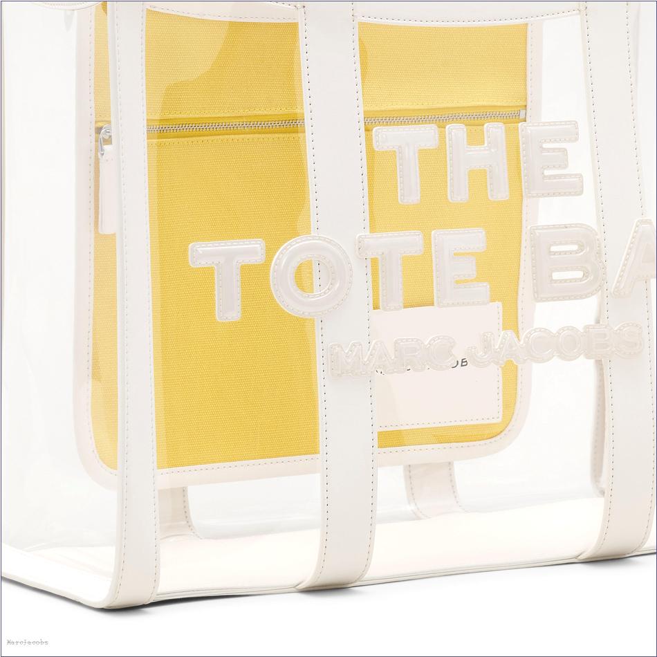  Marc Jacobs WHITE MARCDOWN/View All Marcdown/The Clear Large Tote Bag