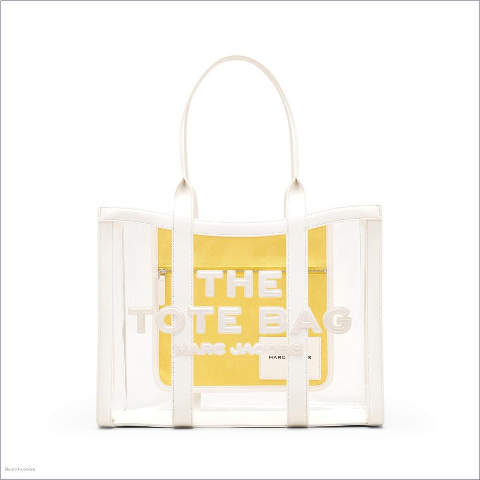  Marc Jacobs WHITE MARCDOWN/View All Marcdown/The Clear Large Tote Bag