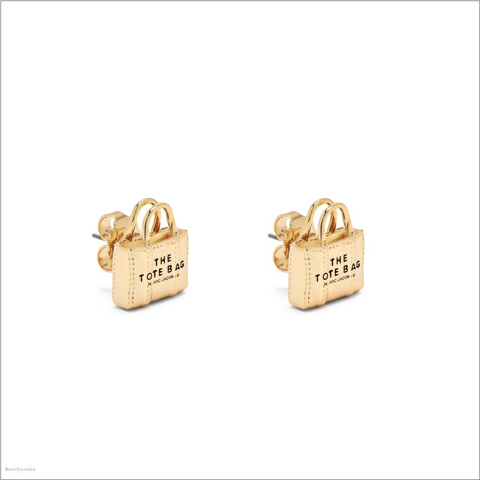  Marc Jacobs LIGHT ANTIQUE GOLD Jewelry/View All Jewelry/The Tote Bag Stud Earrings