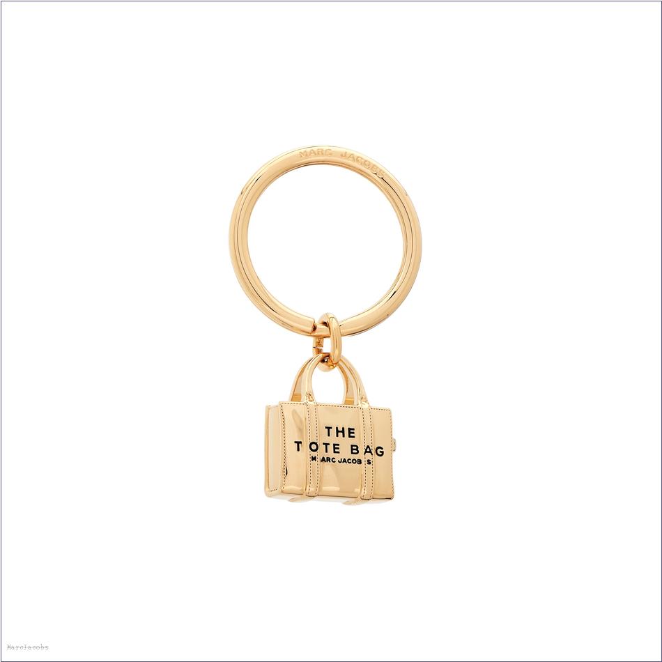  Marc Jacobs GOLD ACCESSORIES/Charms/The Mini Icon Tote Bag Key Ring