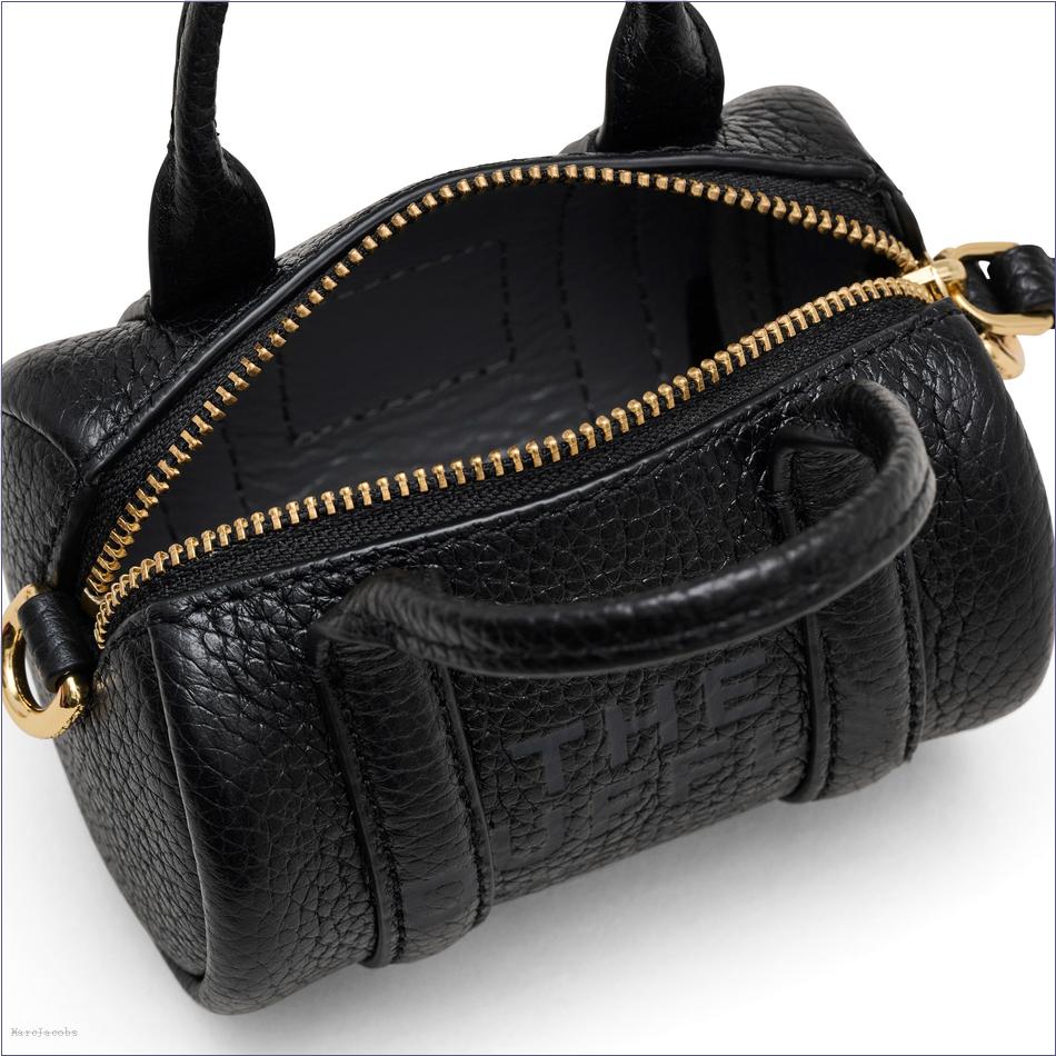  Marc Jacobs BLACK BAGS/Mini Bags/The Leather Nano Duffle Crossbody