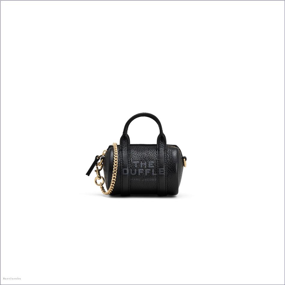  Marc Jacobs BLACK BAGS/Mini Bags/The Leather Nano Duffle Crossbody