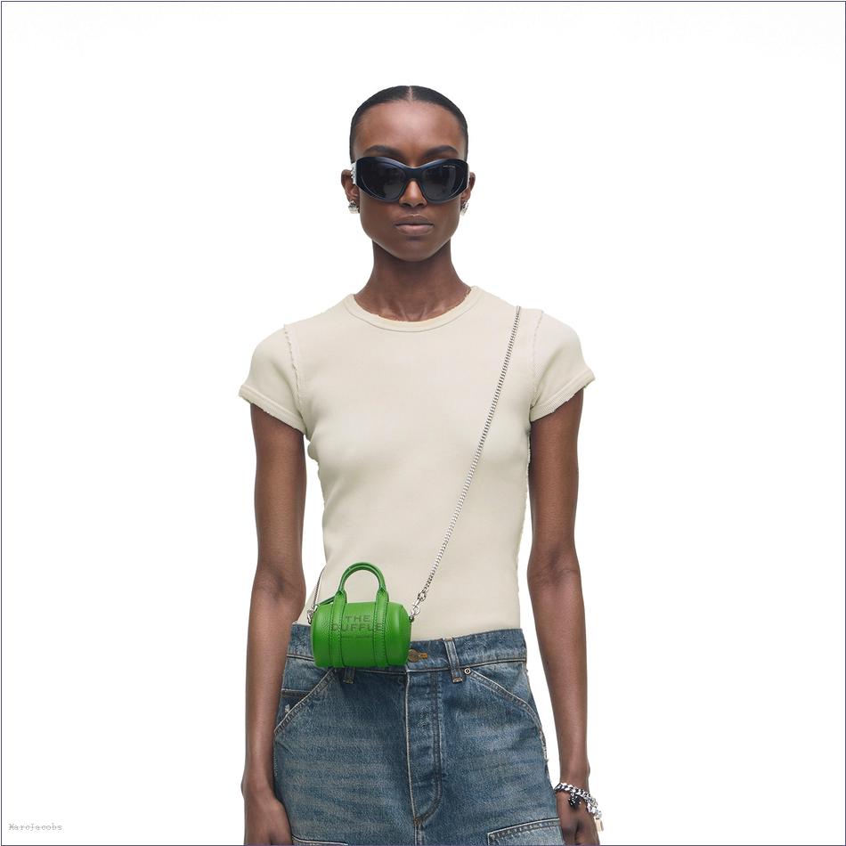  Marc Jacobs KIWI The Leather Nano Duffle Crossbody