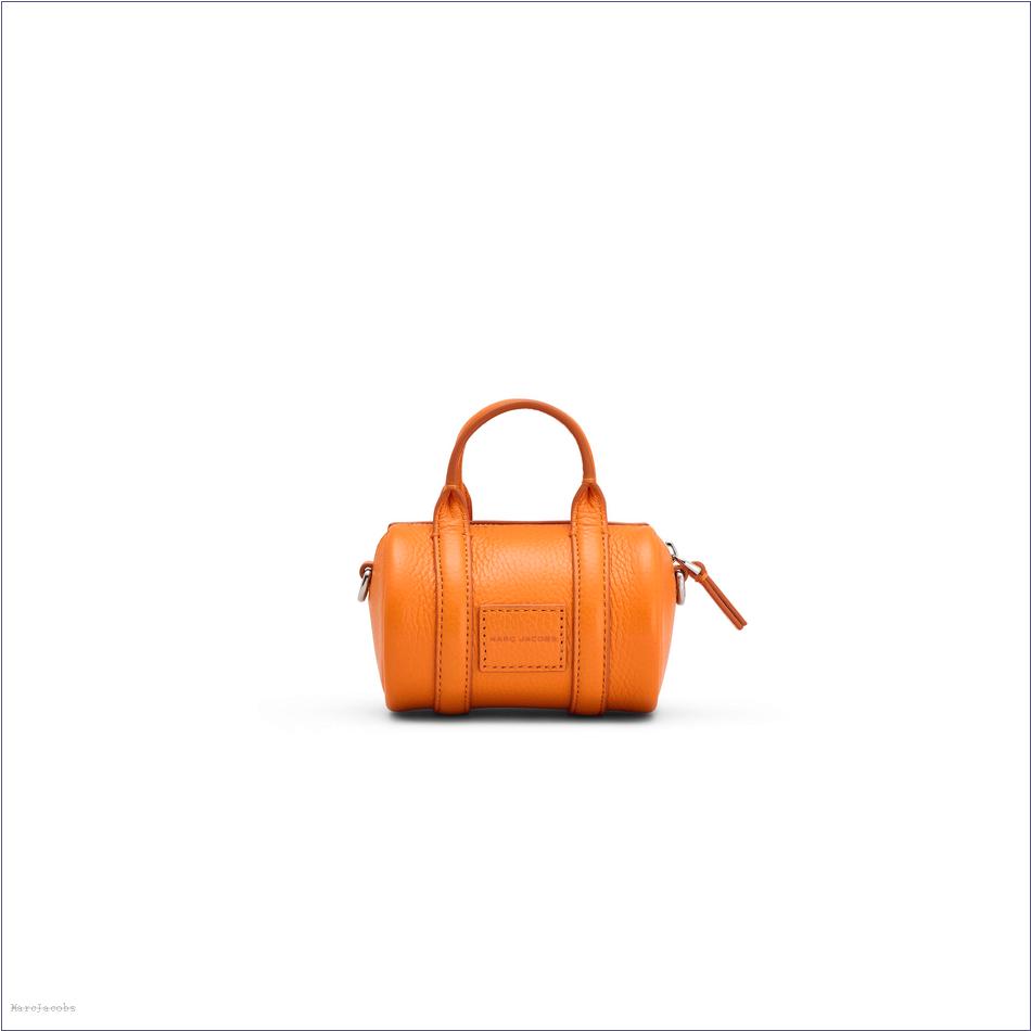  Marc Jacobs TANGERINE BAGS/Mini Bags/The Leather Nano Duffle Crossbody