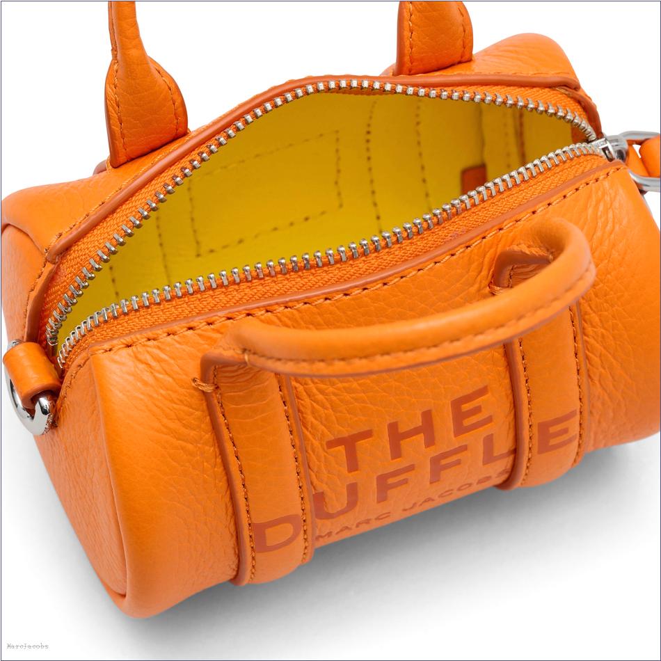  Marc Jacobs TANGERINE BAGS/Mini Bags/The Leather Nano Duffle Crossbody