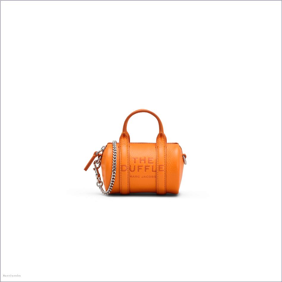  Marc Jacobs TANGERINE BAGS/Mini Bags/The Leather Nano Duffle Crossbody