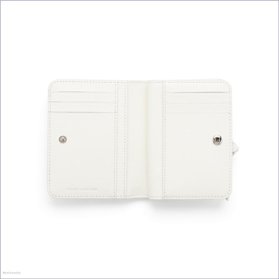  Marc Jacobs WHITE MULTI MARCDOWN/View All Marcdown/The Future Floral Utility Snapshot Mini Compact Wallet