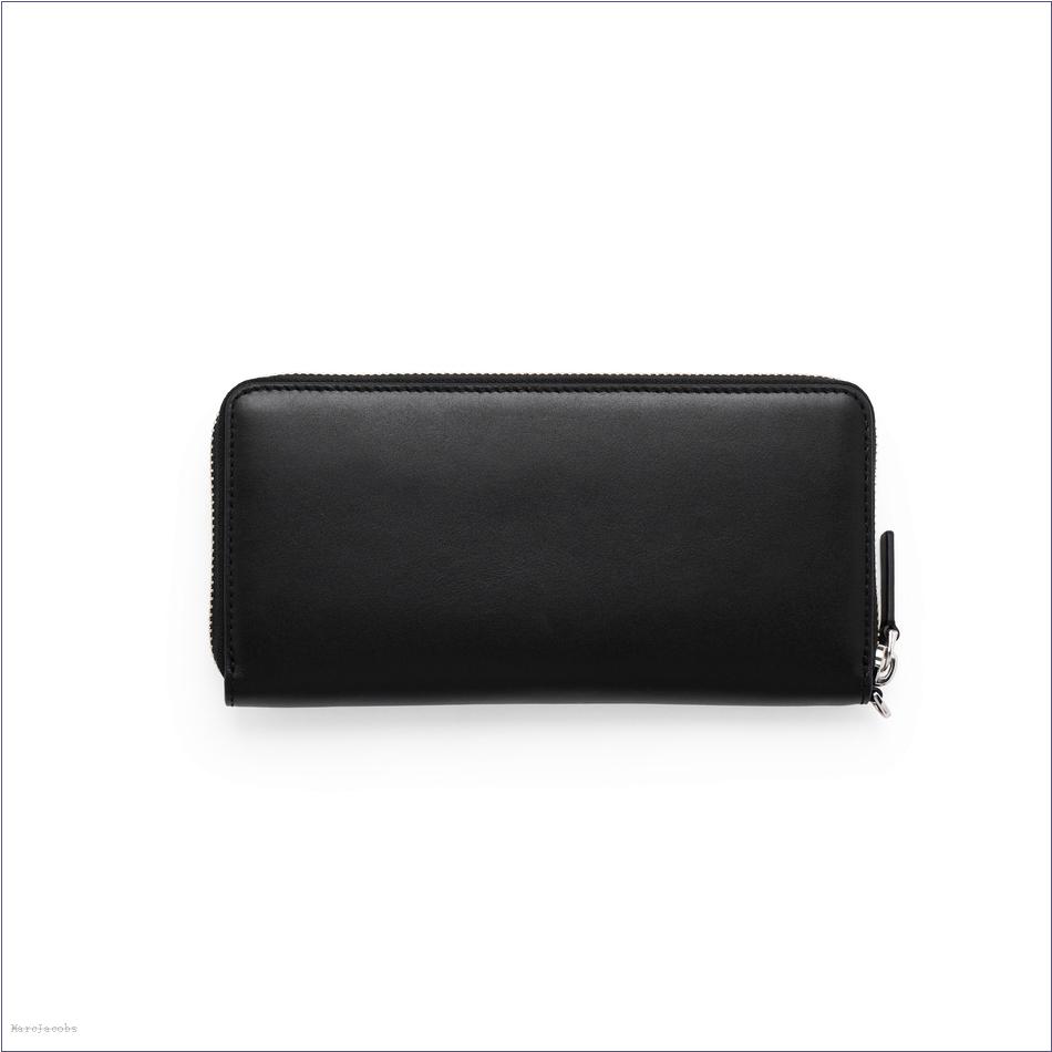  Marc Jacobs BLACK WALLETS/View All Wallets/The Covered J Marc Continental Wallet