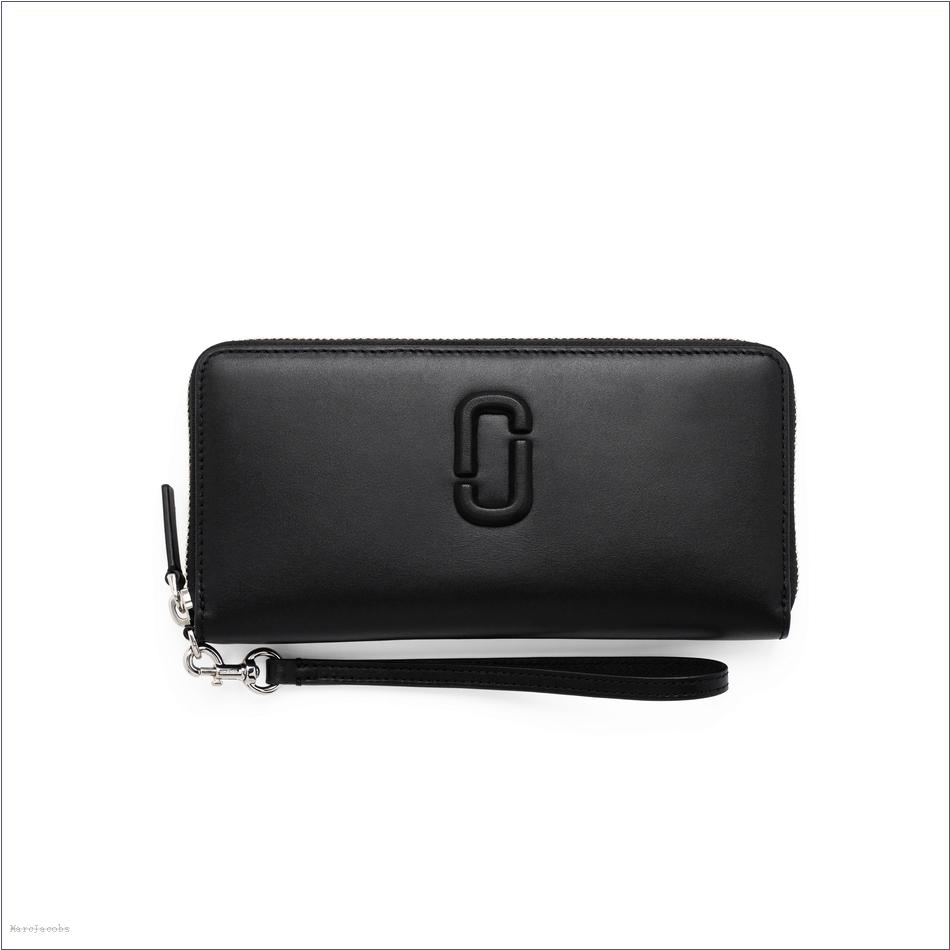  Marc Jacobs BLACK WALLETS/View All Wallets/The Covered J Marc Continental Wallet