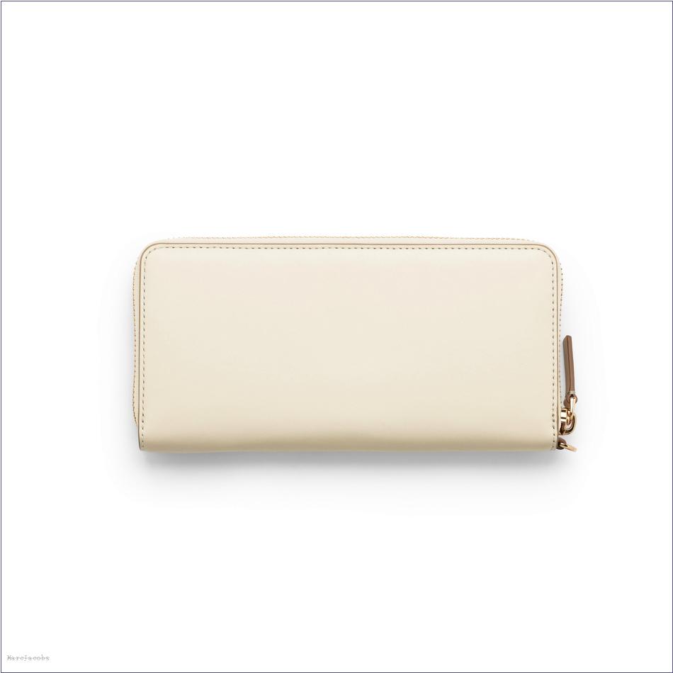  Marc Jacobs CLOUD WHITE WALLETS/View All Wallets/The Covered J Marc Continental Wallet