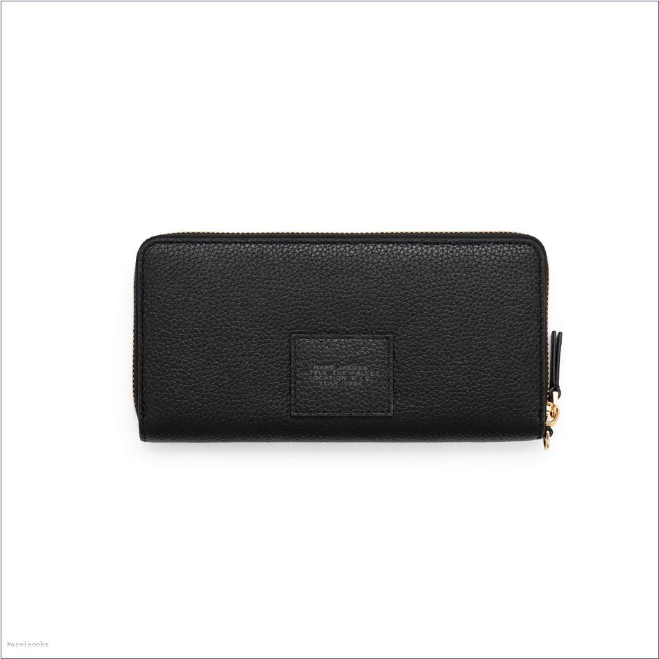  Marc Jacobs BLACK WALLETS/View All Wallets/The Leather Continental Wallet