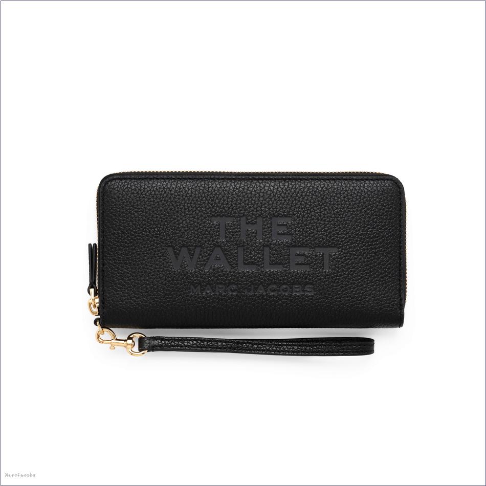  Marc Jacobs BLACK WALLETS/View All Wallets/The Leather Continental Wallet