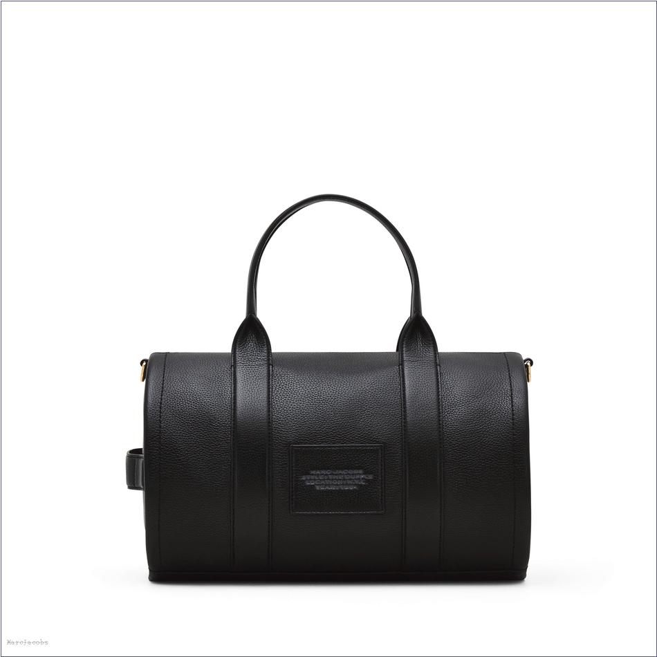  Marc Jacobs BLACK The Leather Large Duffle Bag