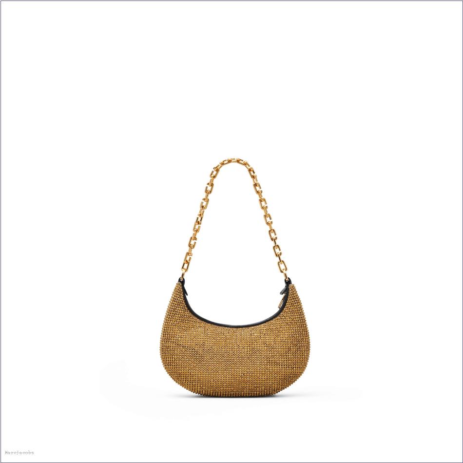  Marc Jacobs GOLD MARCDOWN/View All Marcdown/The Rhinestone Small Curve Bag