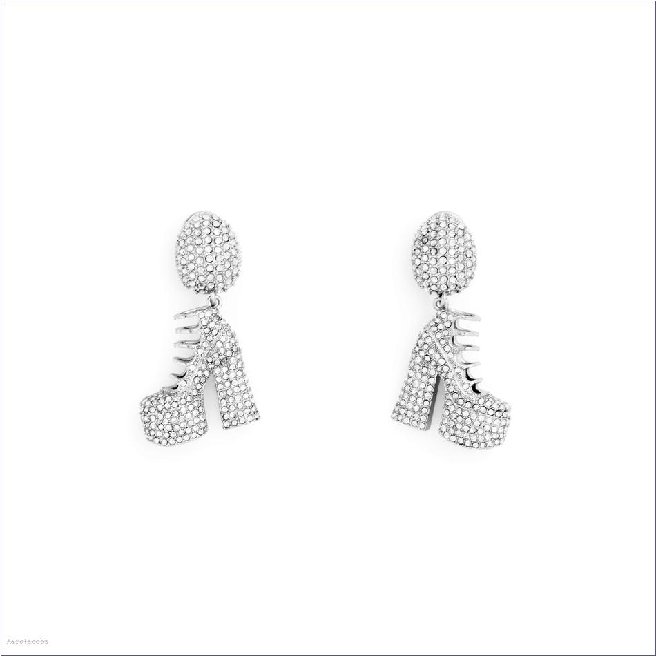  Marc Jacobs SILVER/CRYSTAL Jewelry/View All Jewelry/The Pave Kiki Boot Earrings