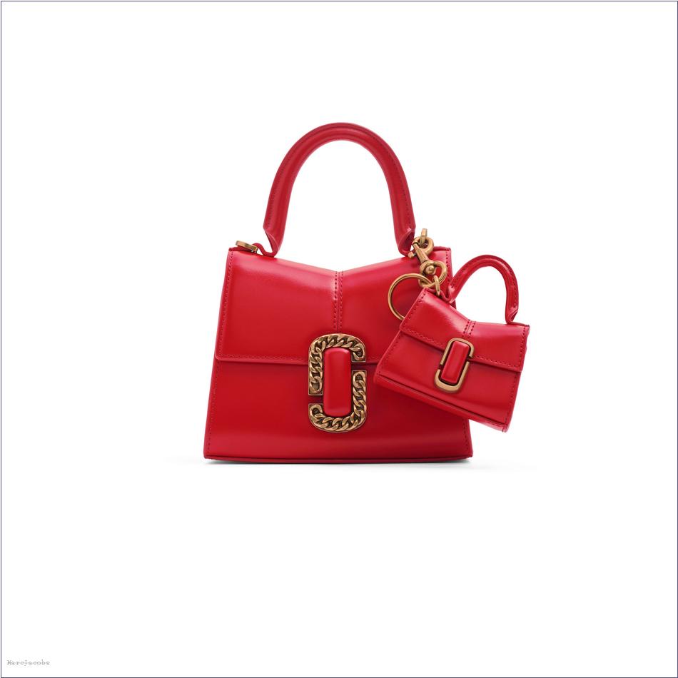  Marc Jacobs TRUE RED MARCDOWN/View All Marcdown/The Nano St. Marc Top Handle Charm