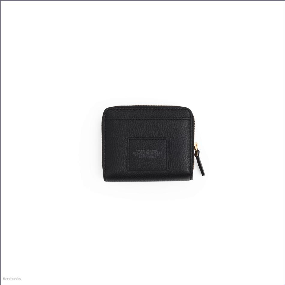  Marc Jacobs BLACK WALLETS/View All Wallets/The Leather Mini Compact Wallet