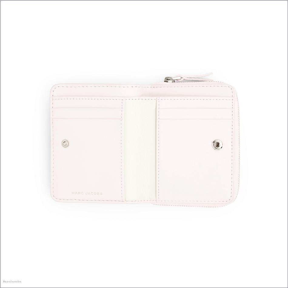  Marc Jacobs COTTON WALLETS/View All Wallets/The Leather Mini Compact Wallet