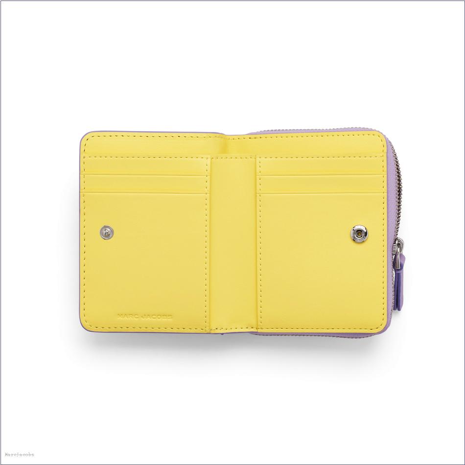  Marc Jacobs WISTERIA WALLETS/View All Wallets/The Leather Mini Compact Wallet