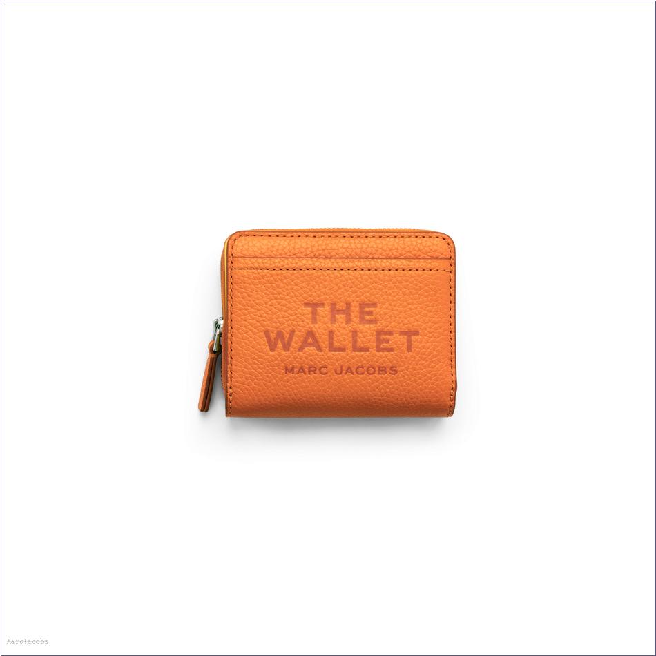  Marc Jacobs TANGERINE WALLETS/View All Wallets/The Leather Mini Compact Wallet