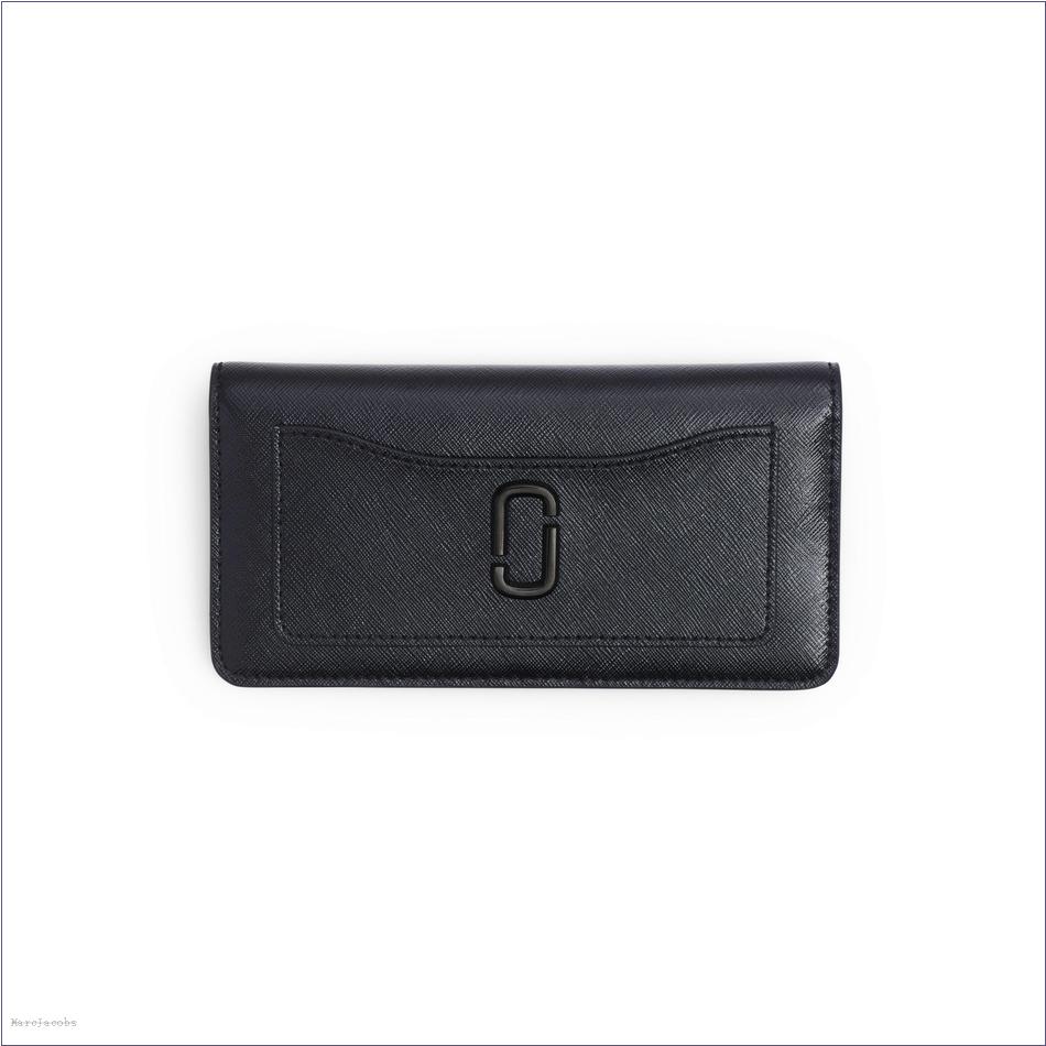  Marc Jacobs BLACK WALLETS/View All Wallets/The Utility Snapshot Long Wallet