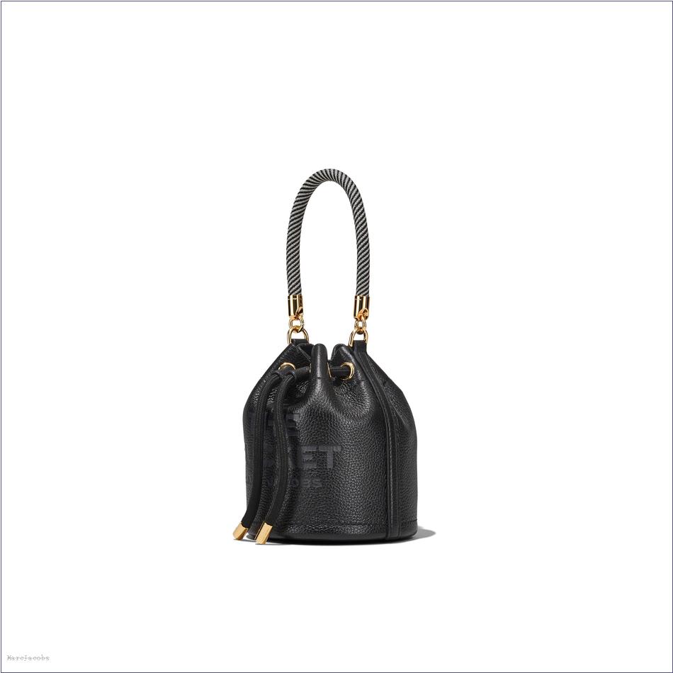  Marc Jacobs BLACK BAGS/Bucket Bags/The Leather Mini Bucket Bag