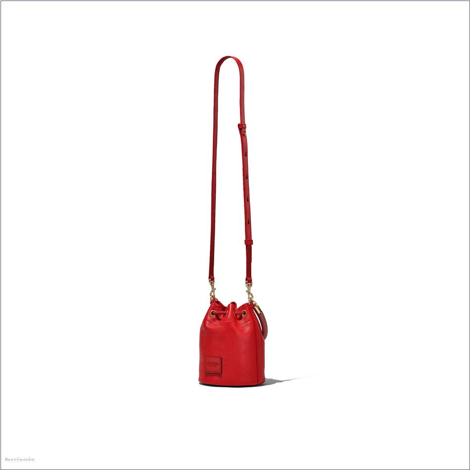  Marc Jacobs TRUE RED BAGS/Bucket Bags/The Leather Mini Bucket Bag