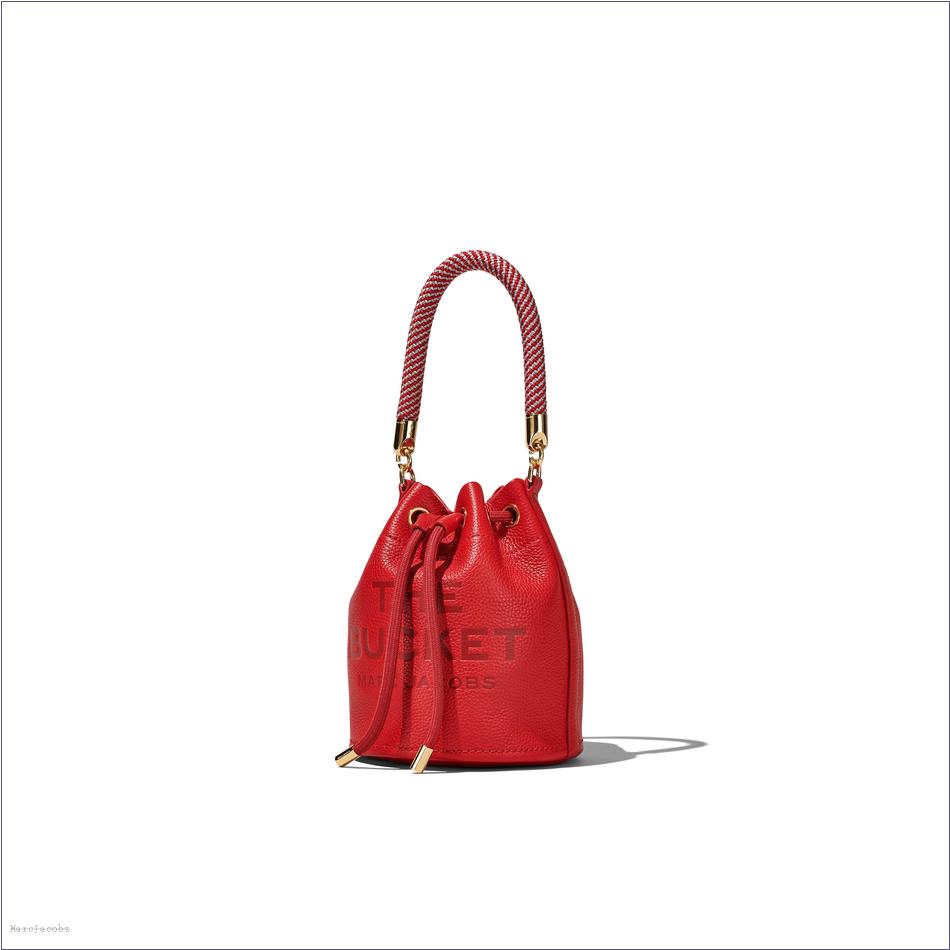  Marc Jacobs TRUE RED BAGS/Bucket Bags/The Leather Mini Bucket Bag