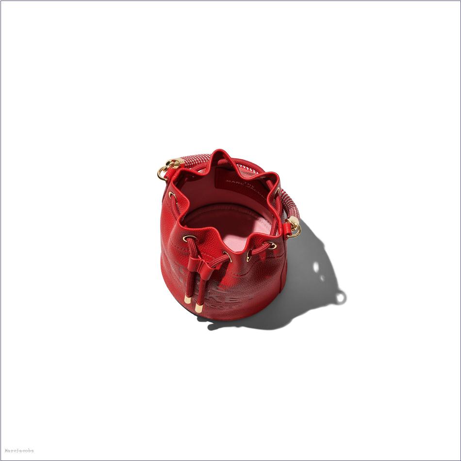  Marc Jacobs TRUE RED BAGS/Bucket Bags/The Leather Mini Bucket Bag