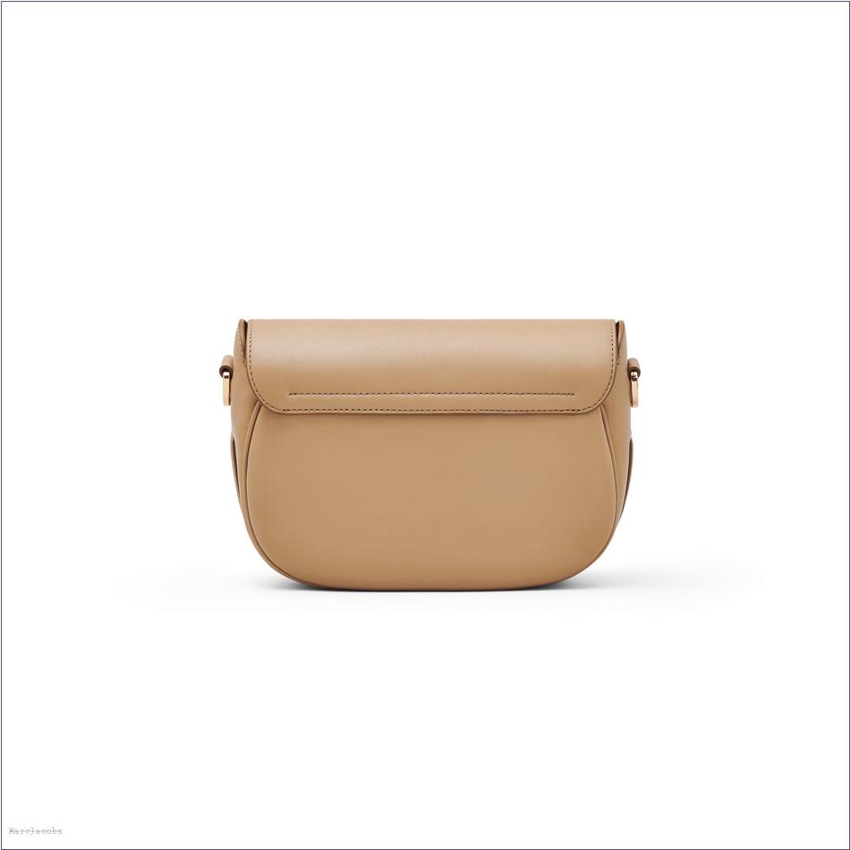  Marc Jacobs CAMEL The Covered J Marc Large Saddle Bag