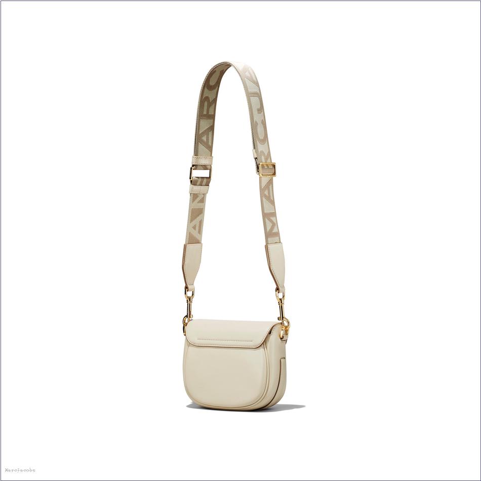  Marc Jacobs CLOUD WHITE The Covered J Marc Saddle Bag