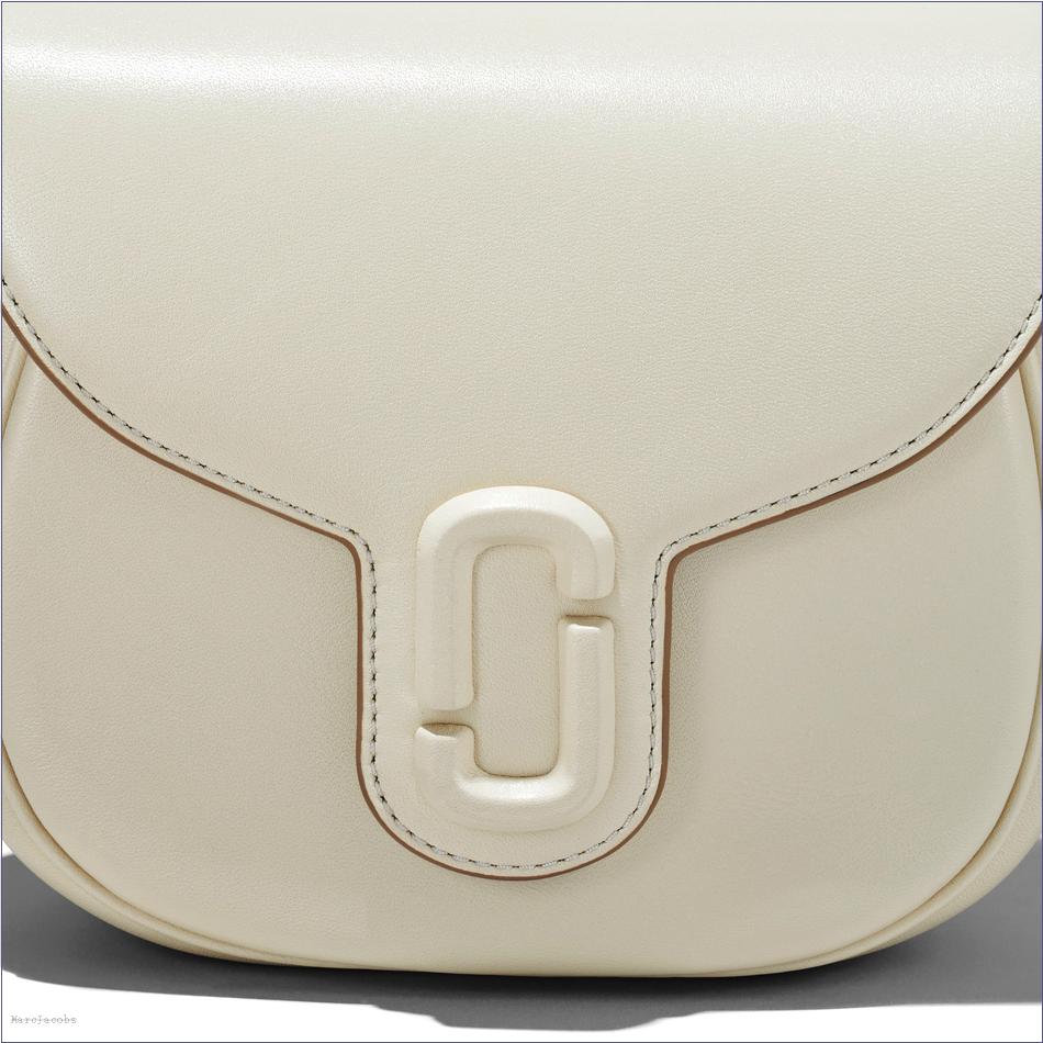  Marc Jacobs CLOUD WHITE The Covered J Marc Saddle Bag