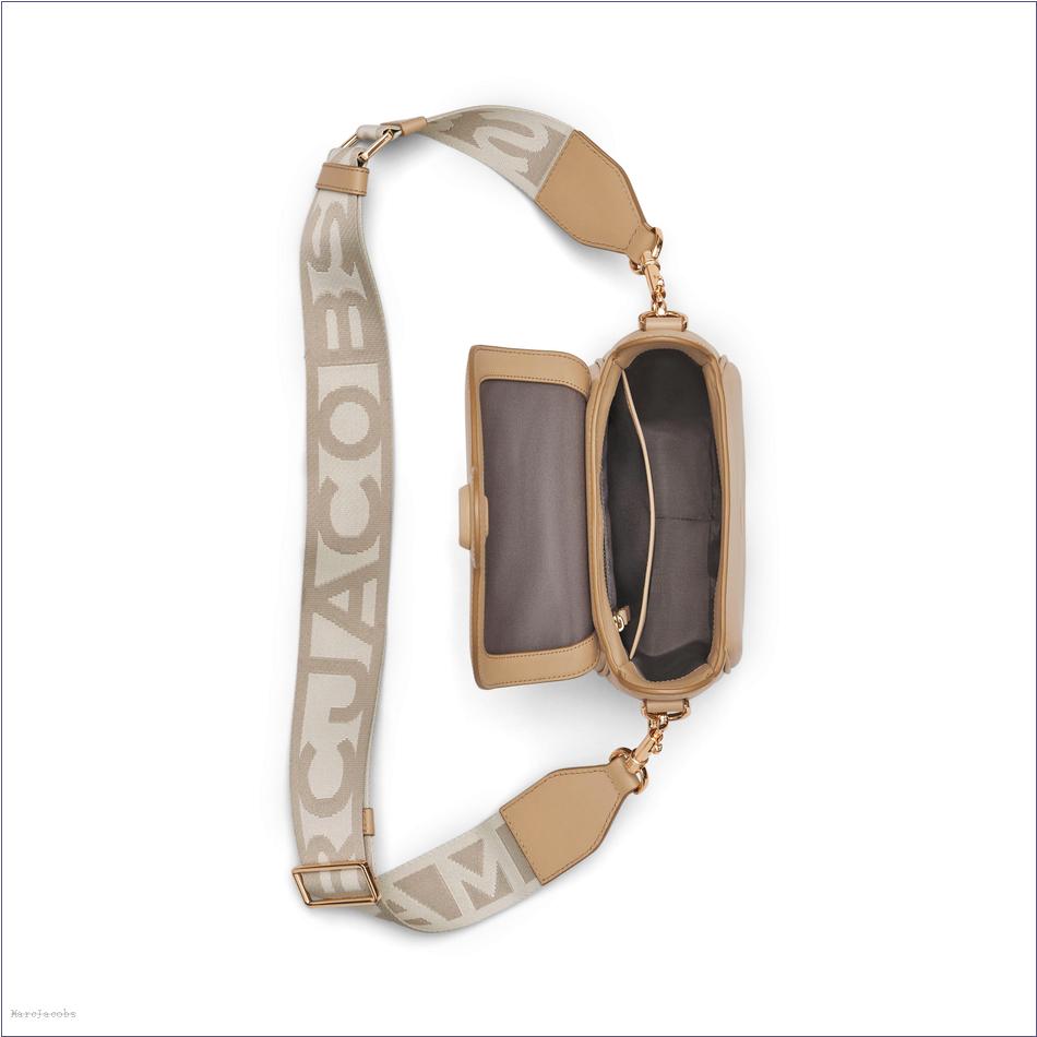  Marc Jacobs CAMEL FEATURED/The J Marc Collection/The Covered J Marc Saddle Bag